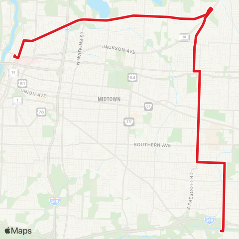 MATA Chelsea & Highland map
