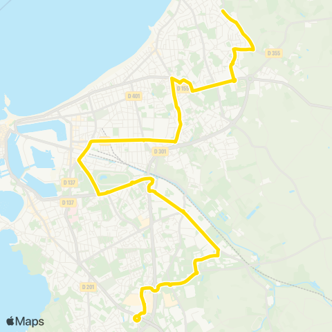 MAT Briantais ↔︎ Clinique ↔︎ La Haize map