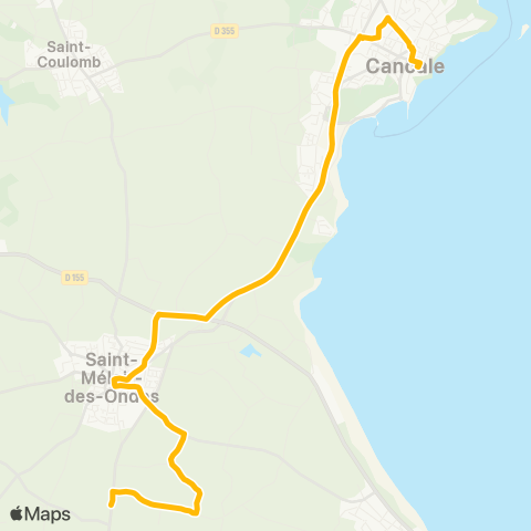 MAT Scolaires Cancale - Saint Méloir map