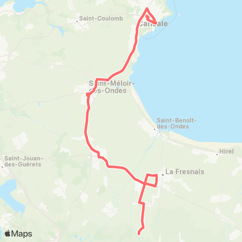 MAT Scolaires Cancale - St Méloir - Gouesnière - Lillemer map