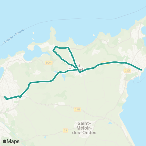 MAT Scolaires Saint-Malo - Cancale map