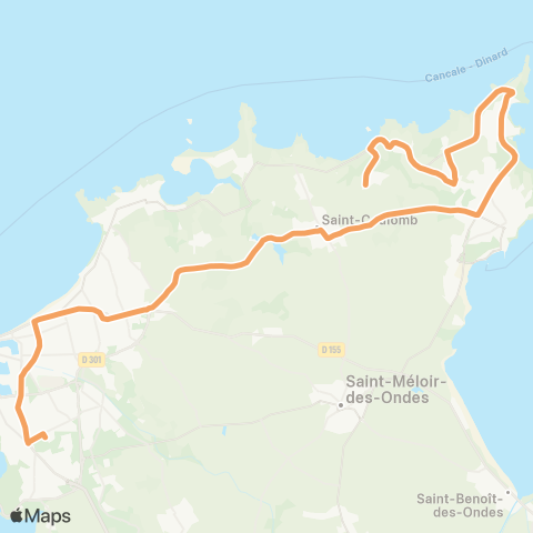 MAT Scolaires Saint-Malo - Cancale map