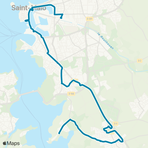MAT Scolaires Saint-Malo - Saint-Jouan map