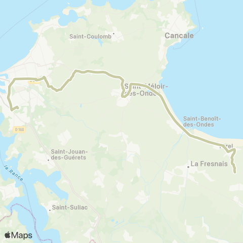 MAT Scolaires Cancale - Saint-Malo map