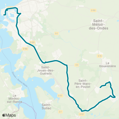 MAT Scolaires Saint-Guinoux - Porte de Dinan map