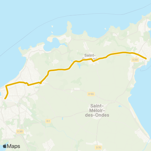 MAT Scolaires Saint-Malo Gares - Cancale Église map