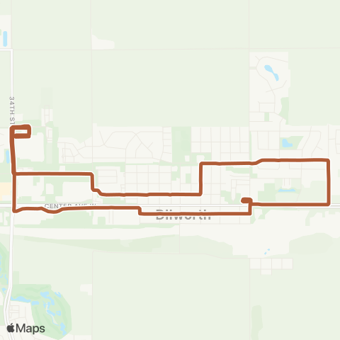 MATBUS 06 - Route 6 map
