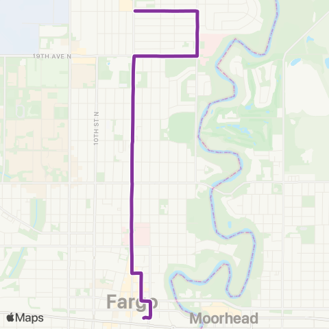 MATBUS 11 - Route 11 map