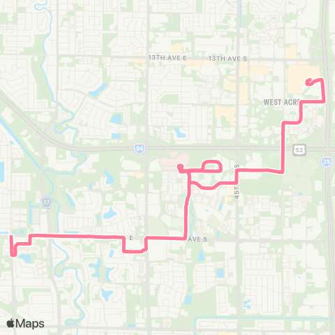 MATBUS 24 - Route 24 map