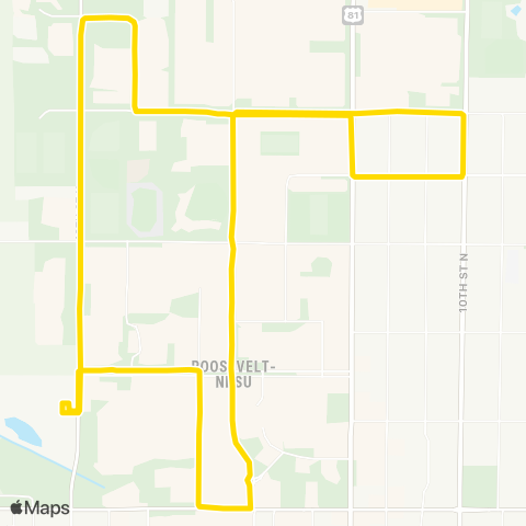 MATBUS 31 - Route 31 map