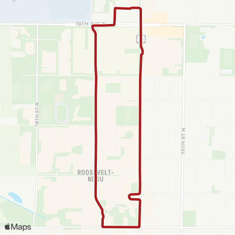 MATBUS 34 - Route 34 map