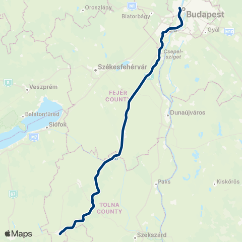 MÁV  map