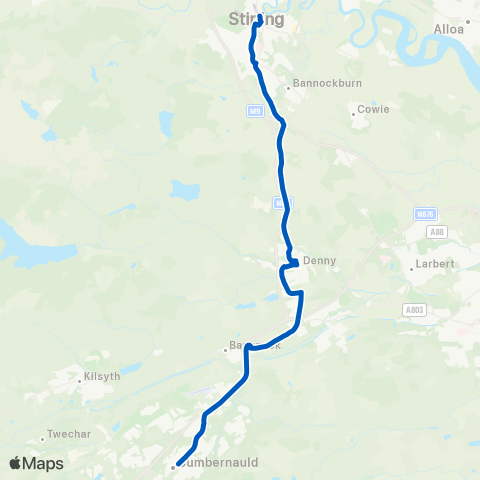 Midland Bluebird (McGill's Scotland East) Bus Station - Buchanan Bus Station map
