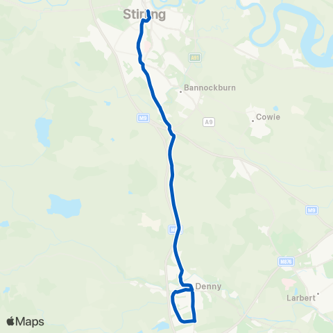 Midland Bluebird (McGill's Scotland East) Bus Station - Broad Street map