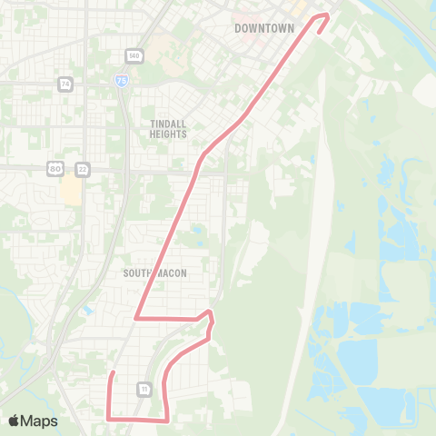 MBCTA Houston Avenue map