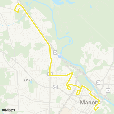 MBCTA Riverside / Tom Hill map