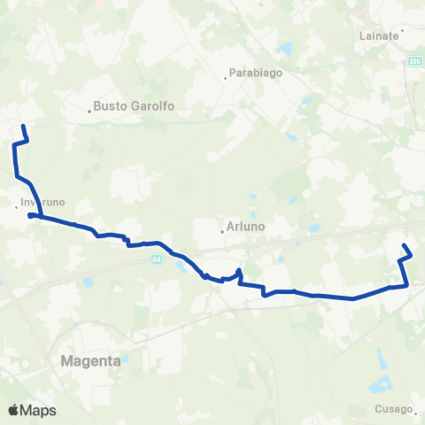Movibus Cuggiono - Inveruno - Ossona - Vittuone map