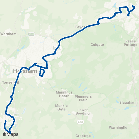 Metrobus St Wilfrid's School - Lintot Square map