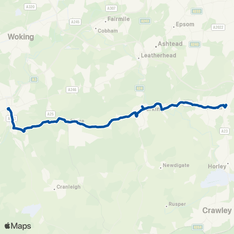 Metrobus Friary Bus Station - Redhill Bus Station map