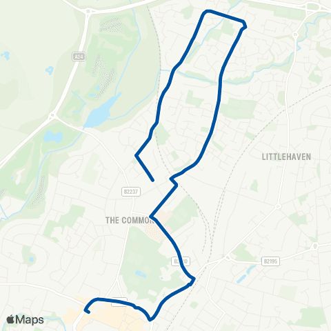 Metrobus Wimblehurst Road - Bus Station map
