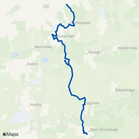 Metrobus War Memorial - Selsdon Library map