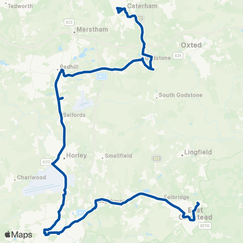 Metrobus Stone Quarry Estate - Westway Common map
