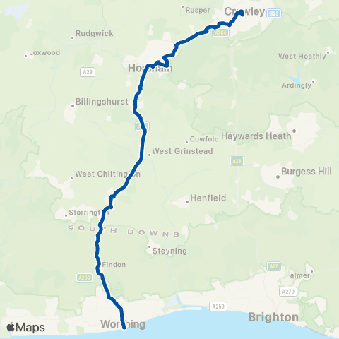 Metrobus Marine Parade - Bus Station map
