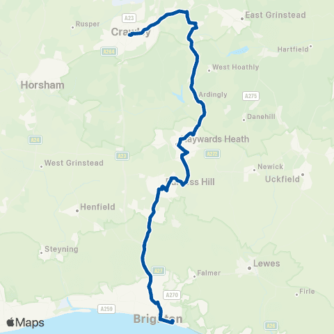 Metrobus County Hospital - Bus Station map