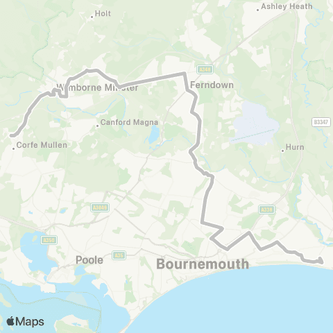 morebus St Peters School - Lockyers School map