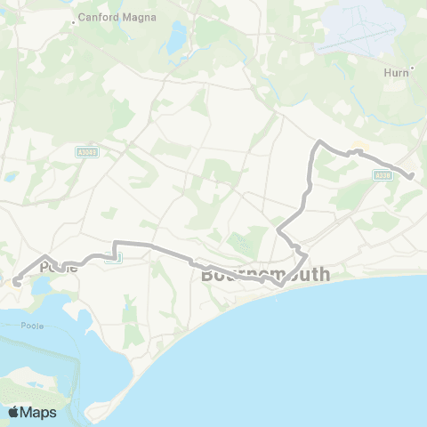 morebus Bus Station - Royal Bournemouth Hospital map