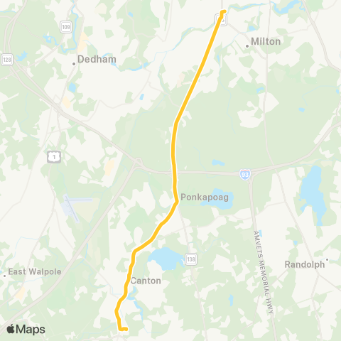 MBTA Cobbs Corner - Mattapan Station map