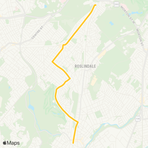 MBTA Cleary Square - Forest Hills Station map