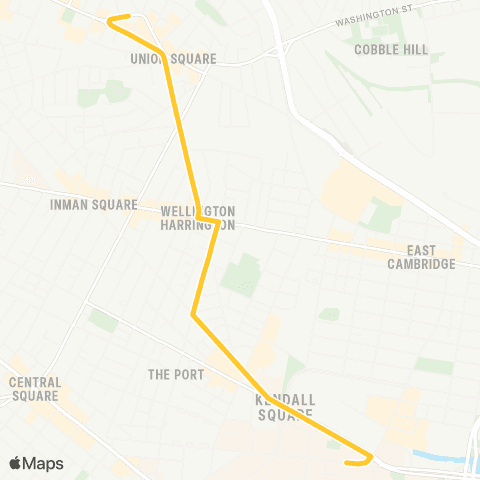MBTA Spring Hill - Kendall Station map