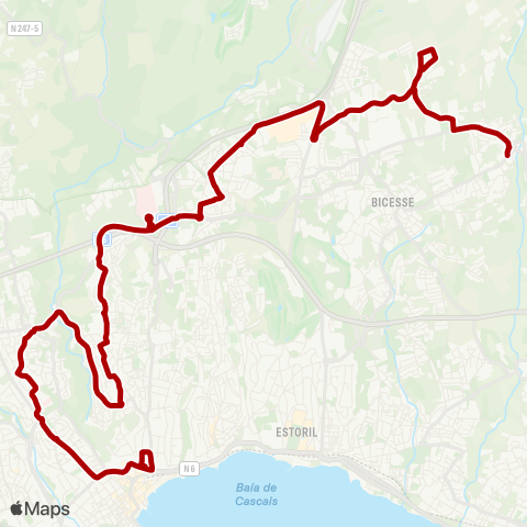 Mobi Cascais Carcavelos - Cascais map