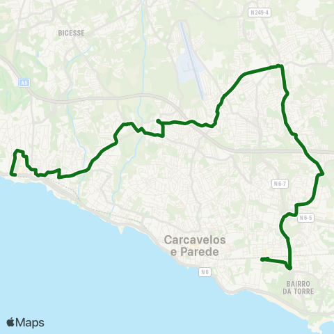 Mobi Cascais Talaíde - Estoril map