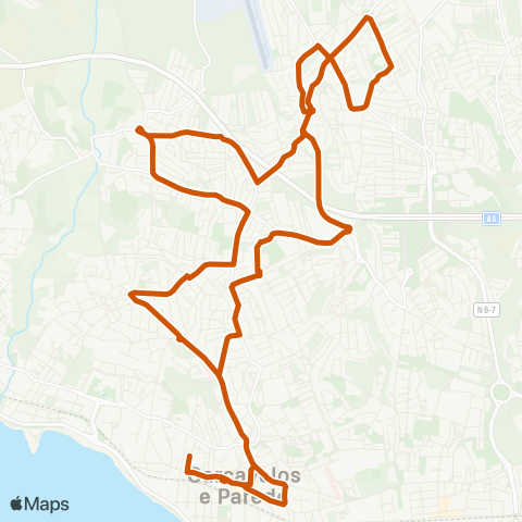 Mobi Cascais Parede - Matarraque - Parede map