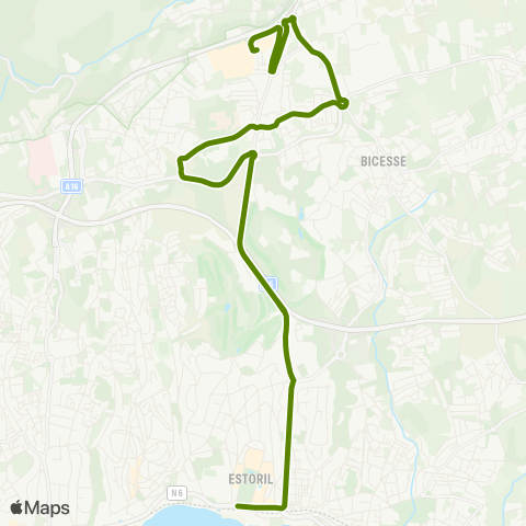 Mobi Cascais Estoril - Cascaishopping map