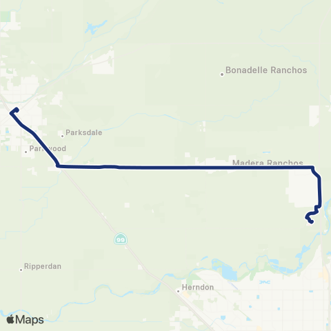 Madera County Connection College / Children's Hospital map