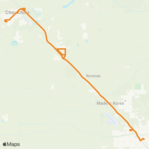 Madera County Connection Chowchilla - Fairmead map