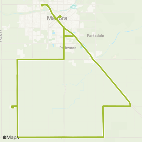 Madera County Connection Eastin Arcola - Ripperdan - La Vina map