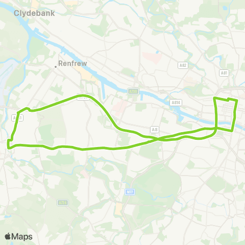 McGill's Bus Service Garnet Street - Garnet Street map