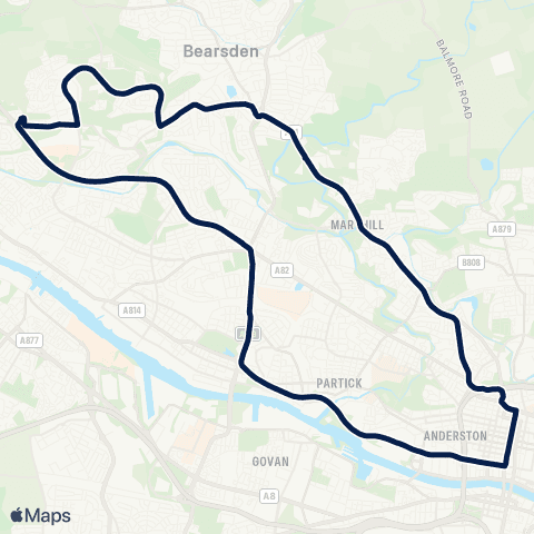 McGill's Bus Service Central Station - Central Station map