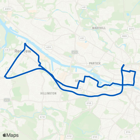 McGill's Bus Service Garnet Street - Garnet Street map