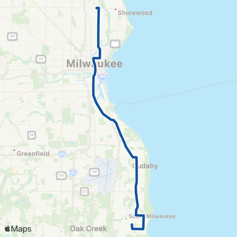 MCTS Holton - Kinnickinnic map