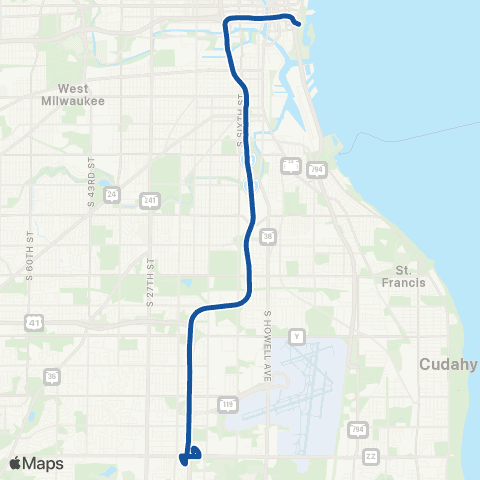 MCTS College Ave Summerfest Flyer map