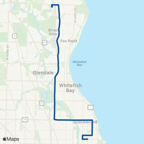MCTS Port Washington - Capitol map