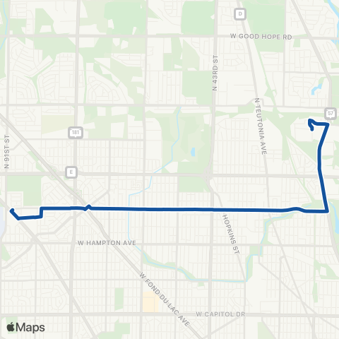 MCTS Villard Avenue map