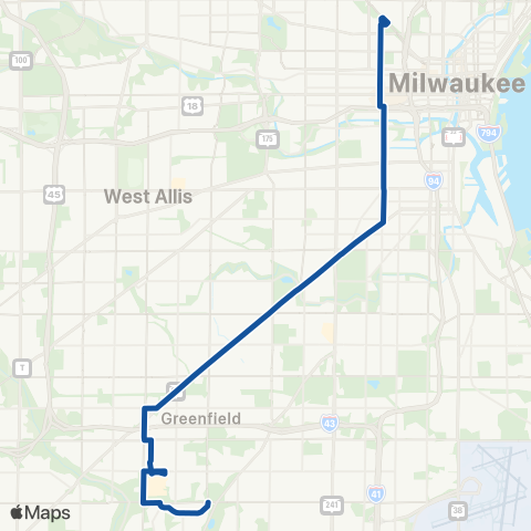 MCTS Forest Home - 16th Street map