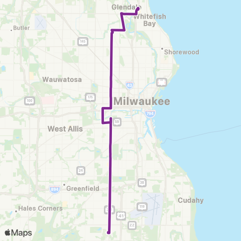 MCTS PurpleLine map
