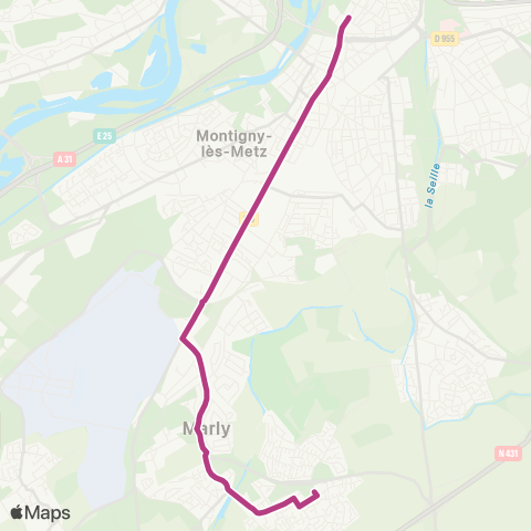 LE MET' République - Marly map